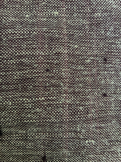 Geometric Pattern Silk Nagoya-Obi Woven with Tsumugi Threads  (c. 1965)