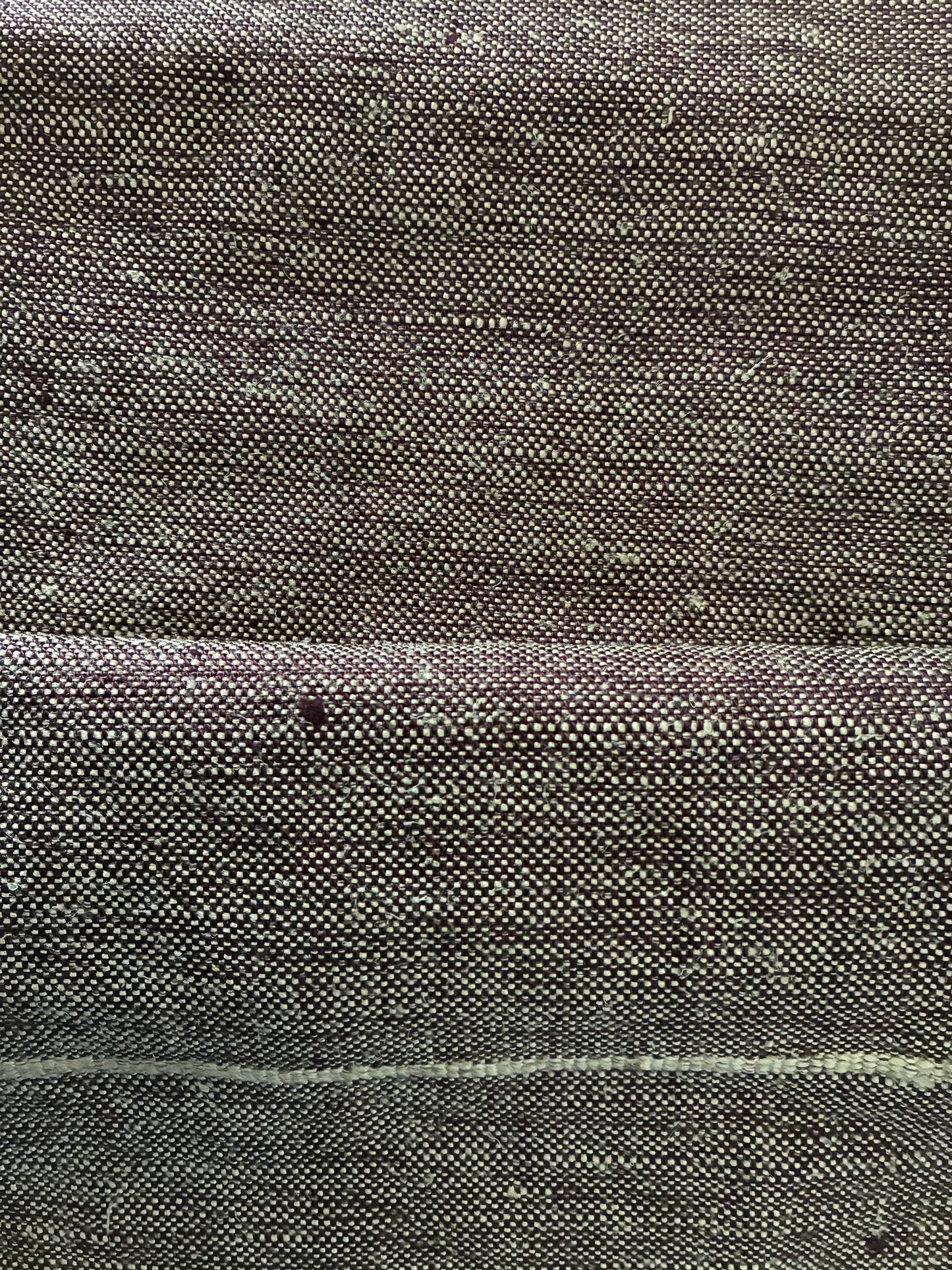 Geometric Pattern Silk Nagoya-Obi Woven with Tsumugi Threads  (c. 1965)