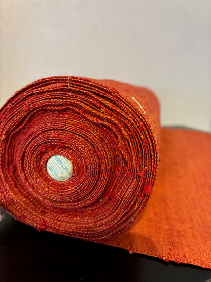Hand-Spun Mawata Silk Tsumugi Textile Using Traditional Ojiya-Chijimi Techniques (Intangible Cultural Heritage)