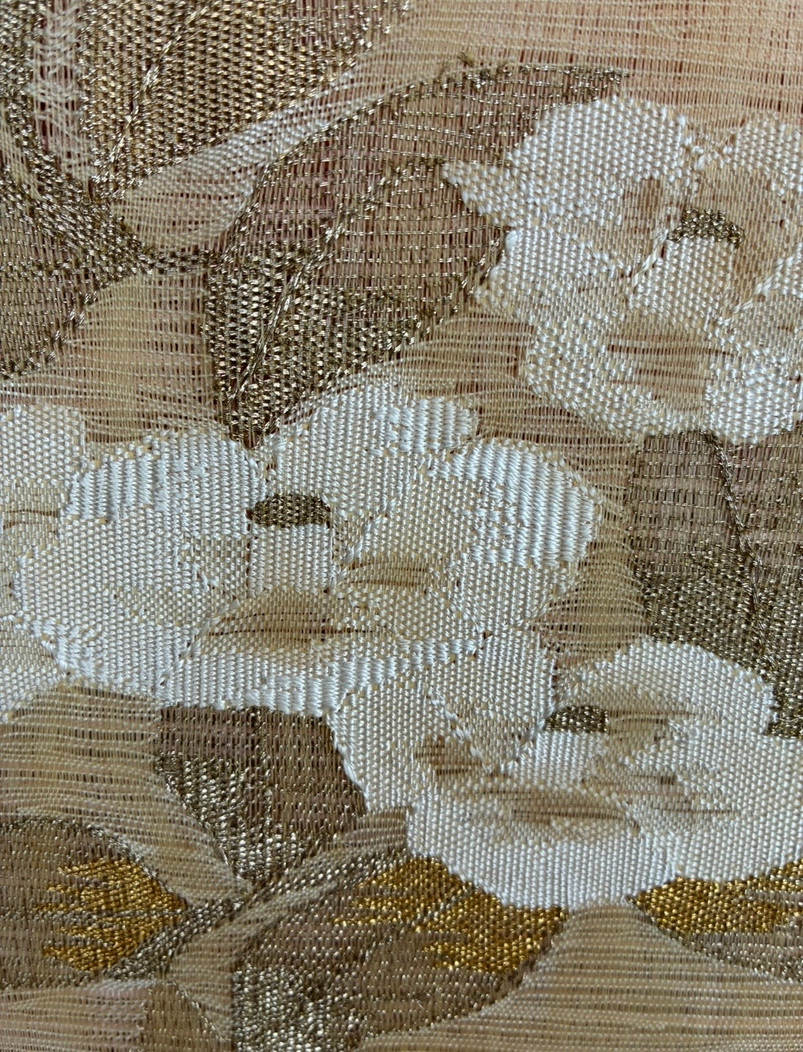Summer Silk Nagoya Obi – Tapestry Weave (Ro-tsuzure)