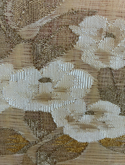 Summer Silk Nagoya Obi – Tapestry Weave (Ro-tsuzure)