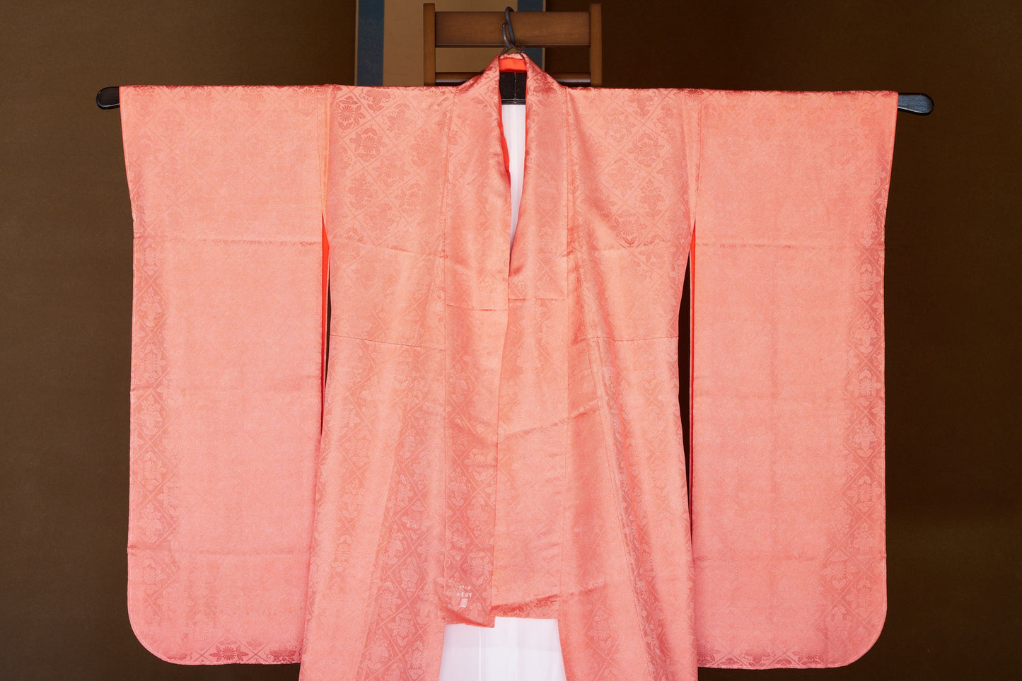 Edo Komon by Komiya Yasutaka (Living National Treasure), Silk Furisode,  early 1960s